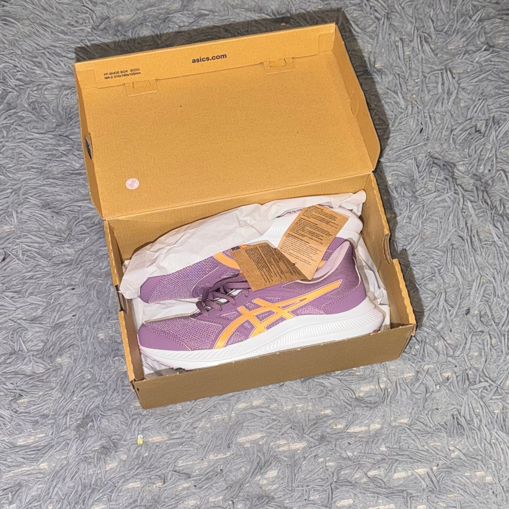 ASICS Lavender and Tangerine Running Shoes